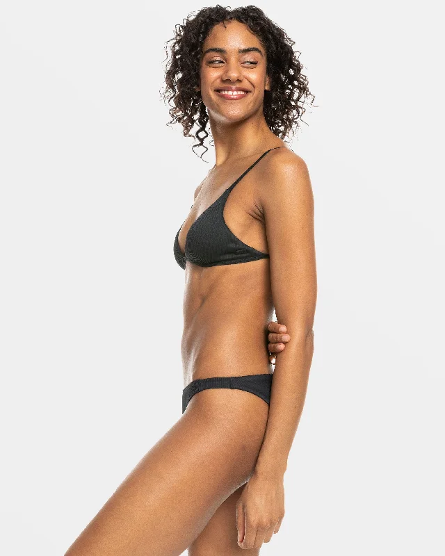 Rib Roxy Love The Quiver Bikini Top - Anthracite