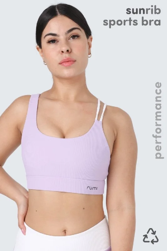 W SunRib Line Bra - Orchid