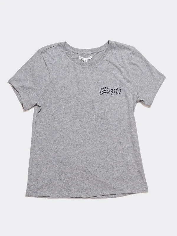 Final Markdown Women's Invincible Wavy Cancel Plastic Tee