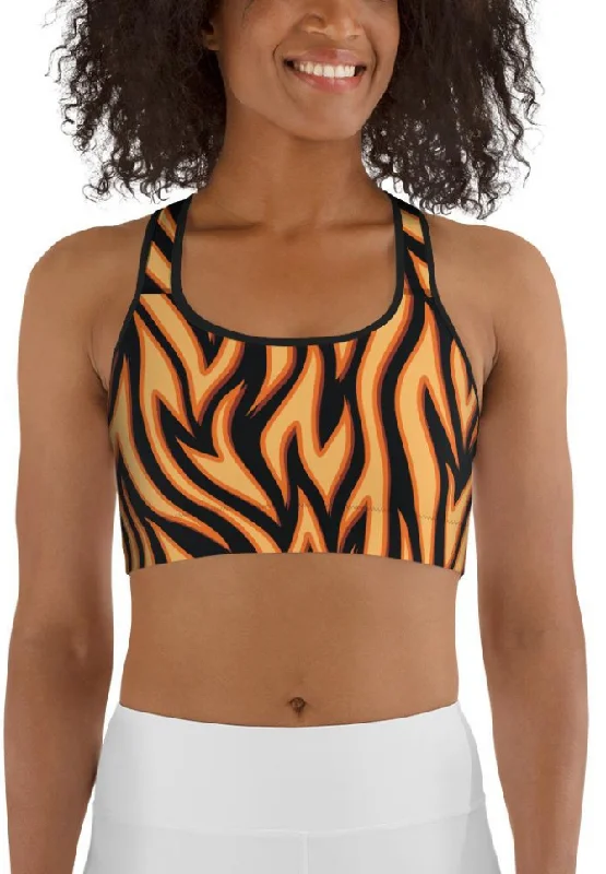 Burning Flame Sports Bra