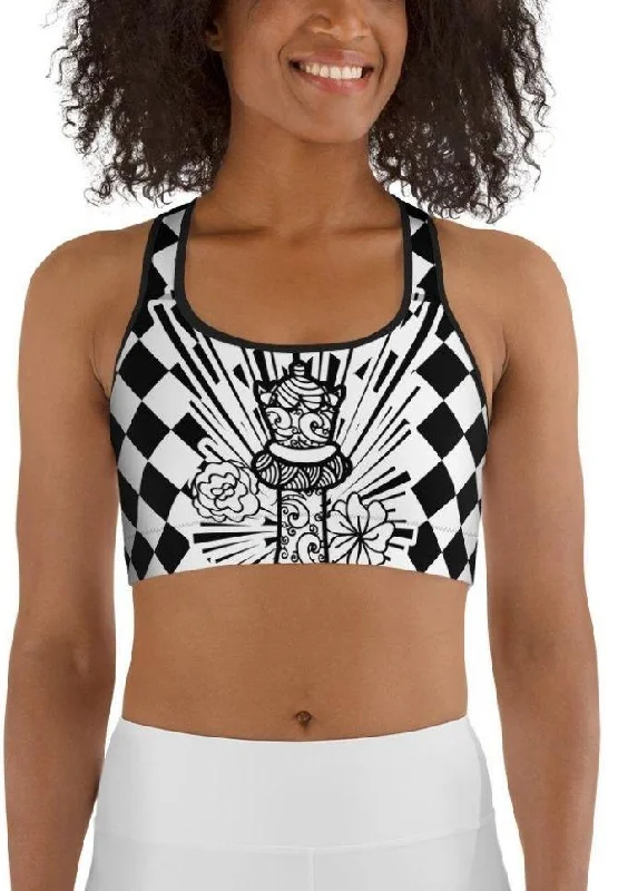 Chess Love Sports Bra