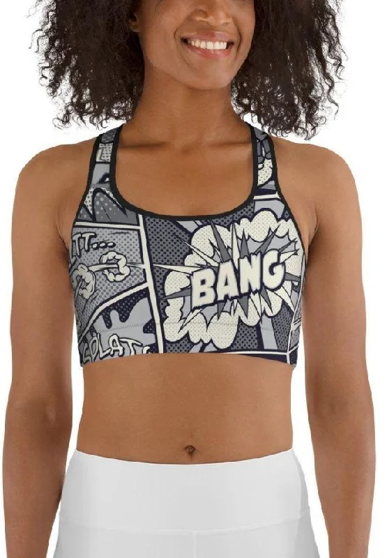 Cool Comic Sports Bra