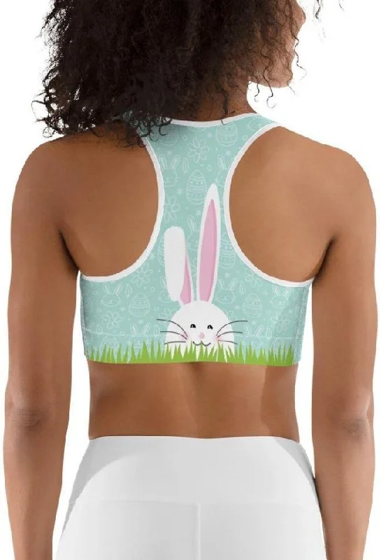 Egg But* Easter Sports Bra