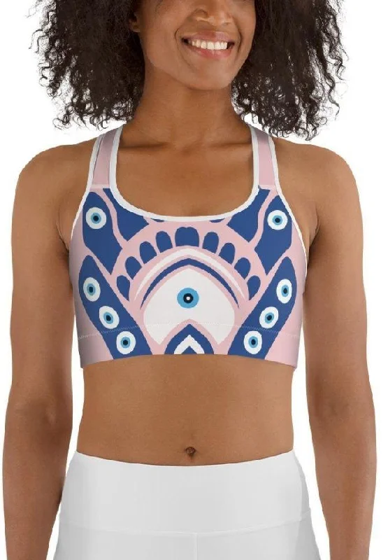 Eye Symbol Sports Bra