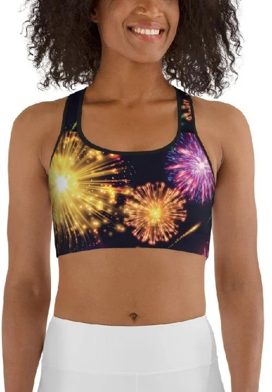 Fireworks Sports Bra