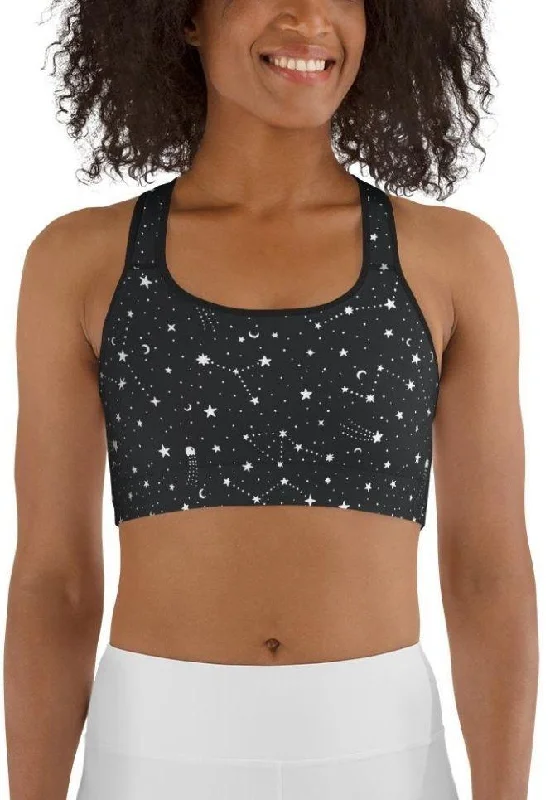 Star Constellations Sports Bra