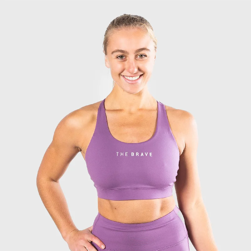 THE BRAVE - WOMEN'S SCULPT SPORTS BRA - FIG