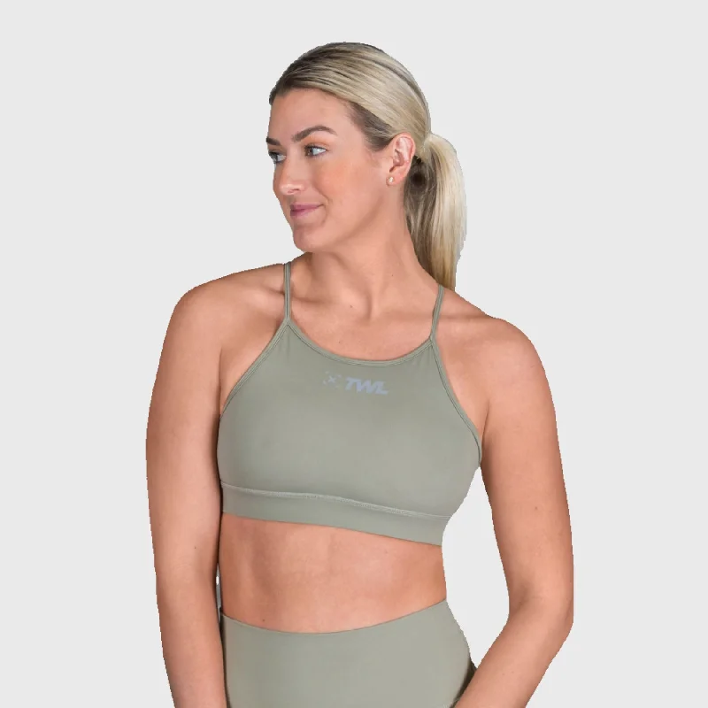 TWL - WOMEN'S FLEET BRA - MINK GREY