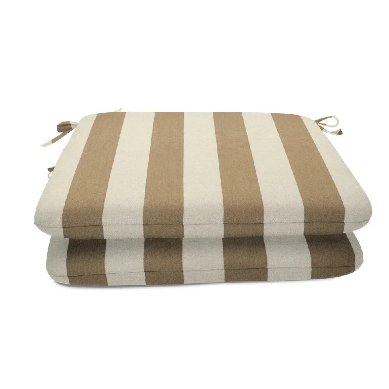 Deal Zone 18 x 18 Sunbrella Seat Pad 2 Pack - 18"W x 18"D x 2.5"H