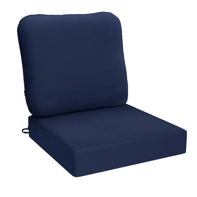 Mega Deal 24 x 24 x 5 inch，Outdoor Deep Seat Cushions for Patio Furniture, Waterproof Replacement Patio Chair Cushions