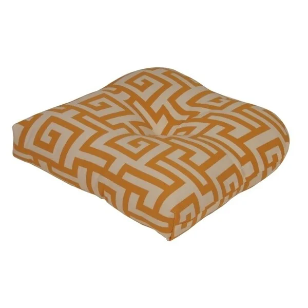Midnight Sale Athens Yellow Outdoor Chair Cushion