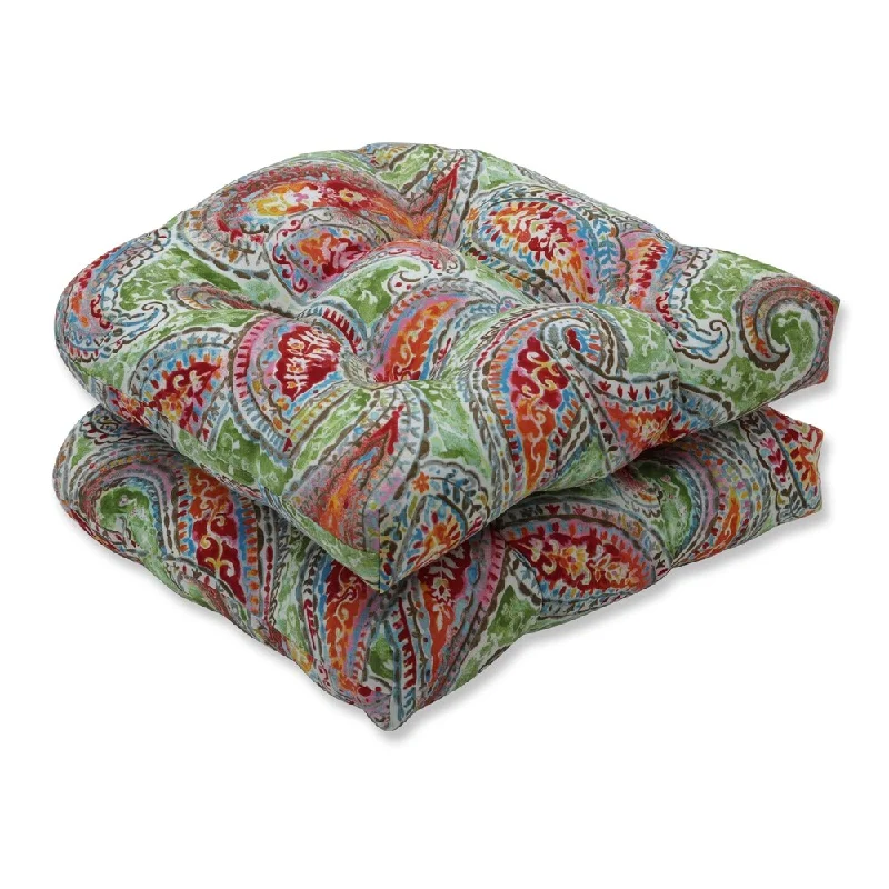 Bright & Lively Fiesta Wicker Seat Cushion (Set of 2)