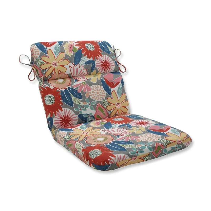 Catching Rays Poppy Rounded Corners Chair Cushion