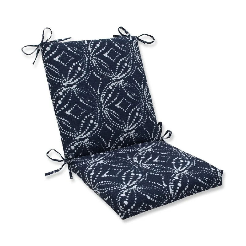 Gerardo Italian Denim Squared Corners Chair Cushion