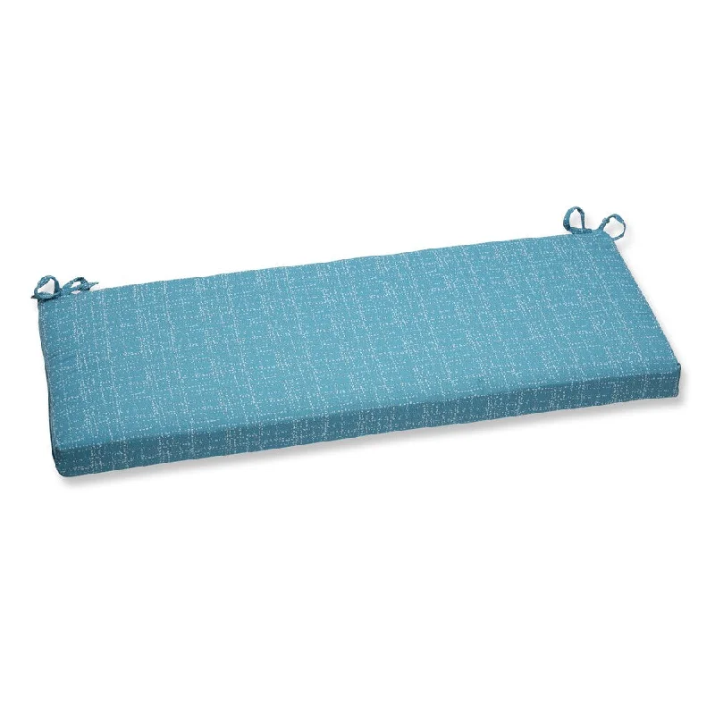 Pillow Perfect Bench Cushion with Bella-Dura Conran Turquoise Fabric