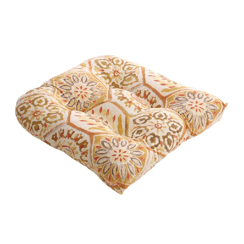 Summer Breeze Chair Cushion in Gold