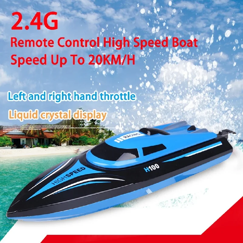 TK H100 2.4G 4CH Water Cooling High Speed RC Simulation Racing Ship Outdoor Toys