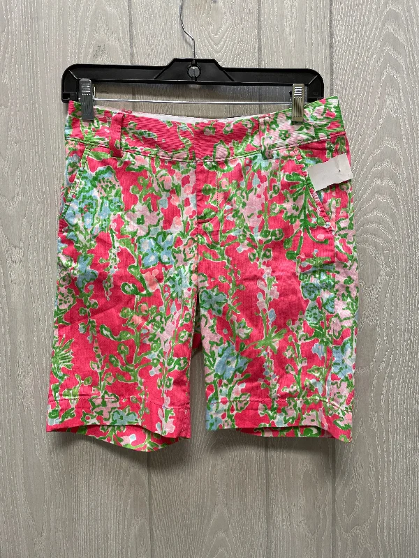 Shorts By Lilly Pulitzer In Green & Pink, Size: 00