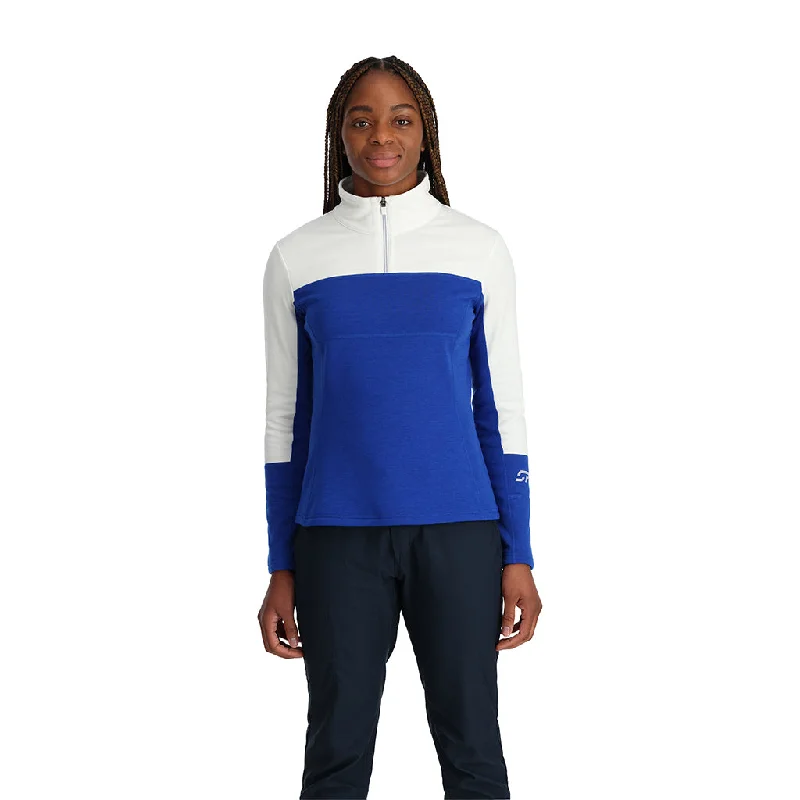 Womens Speed Half Zip - Electric Blue