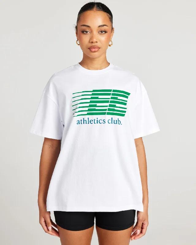 Women's Athletics Club Tee - White