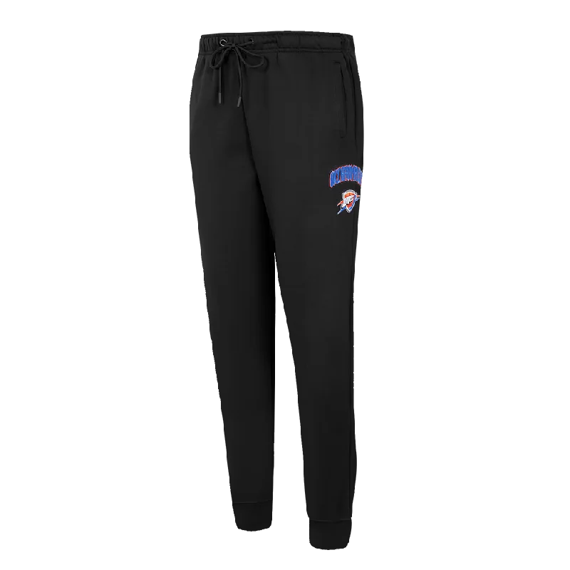 NBA OKLAHOMA CITY THUNDER CLASSIC WOMEN'S SWEATPANT (BLACK)