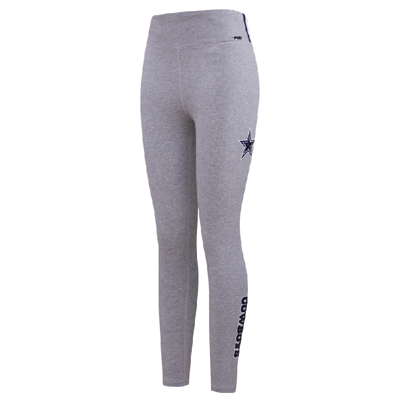 NFL DALLAS COWBOYS CLASSIC WOMEN'S JERSEY LEGGING (HEATHER GREY)