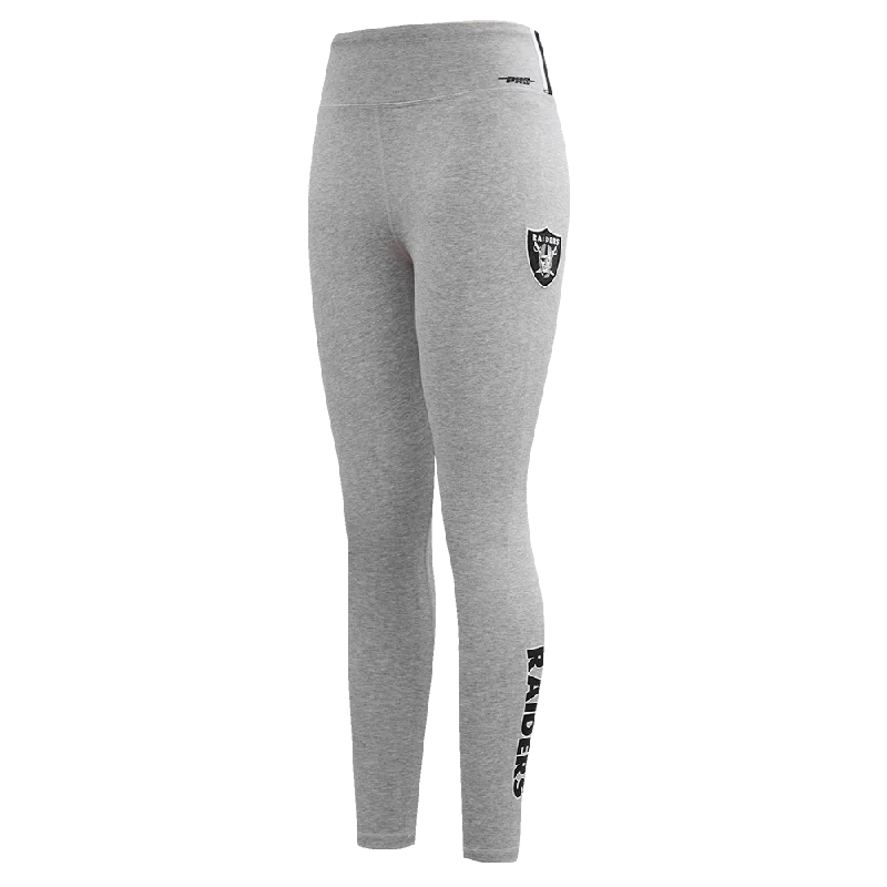 NFL LAS VEGAS RAIDERS CLASSIC WOMEN'S JERSEY LEGGING (HEATHER GREY)