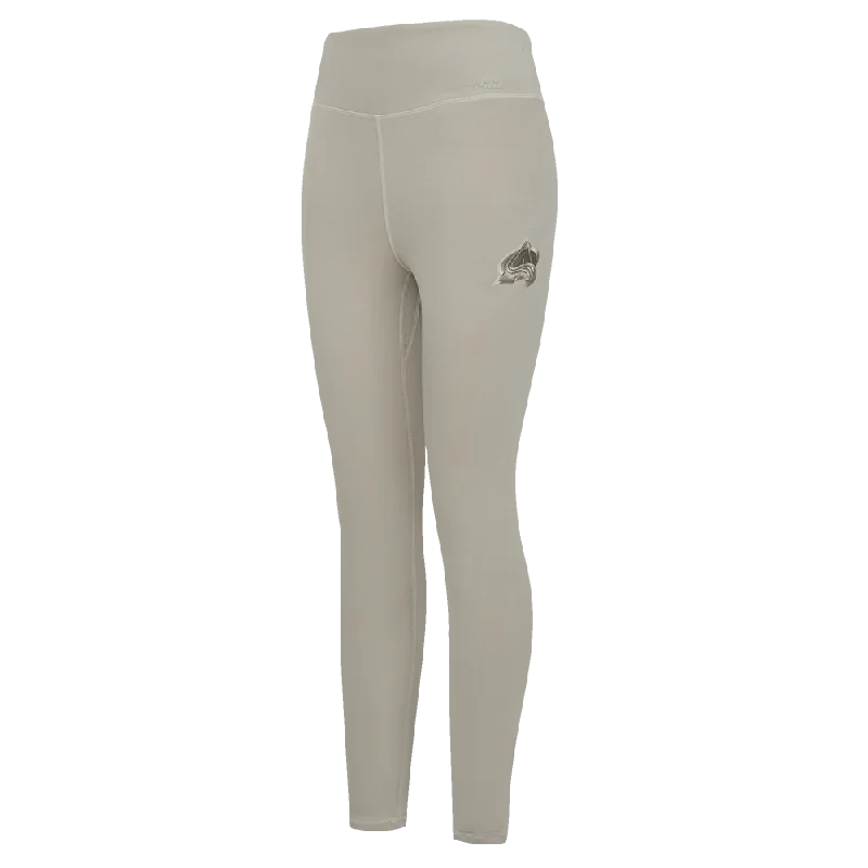 NHL COLORADO AVALANCHE NEUTRAL WOMEN'S HW JERSEY LEGGING (TAUPE)