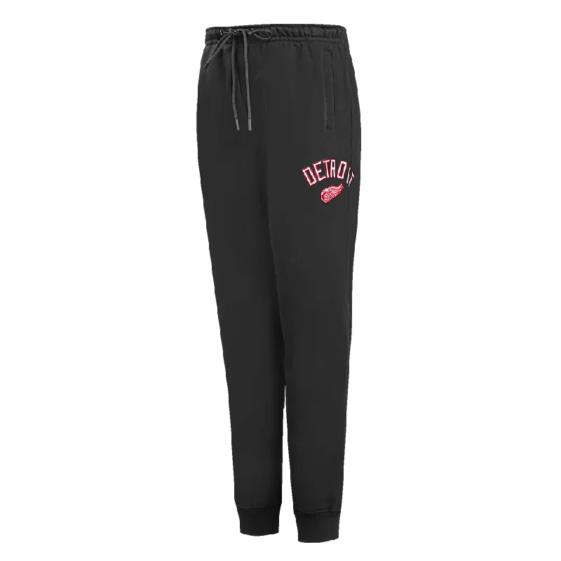 NHL DETROIT RED WINGS CLASSIC WOMEN'S FLC SWEATPANT (BLACK)