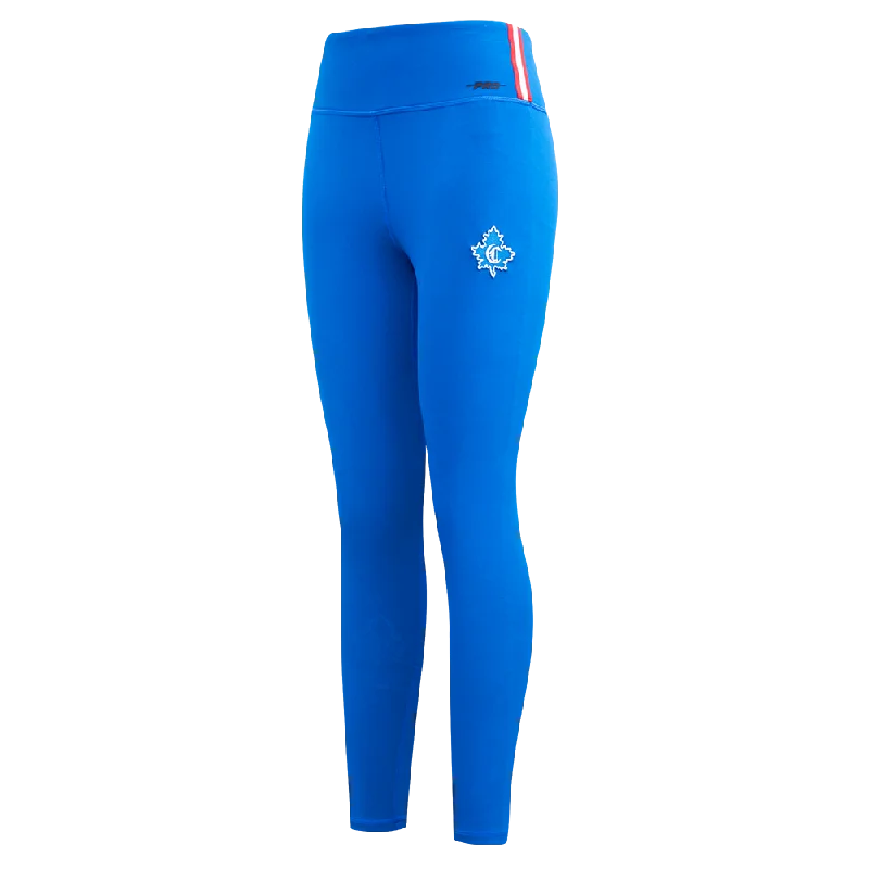 NHL MONTREAL CANADIENS RETRO CLASSIC WOMEN'S JERSEY LEGGING (ROYAL BLUE)