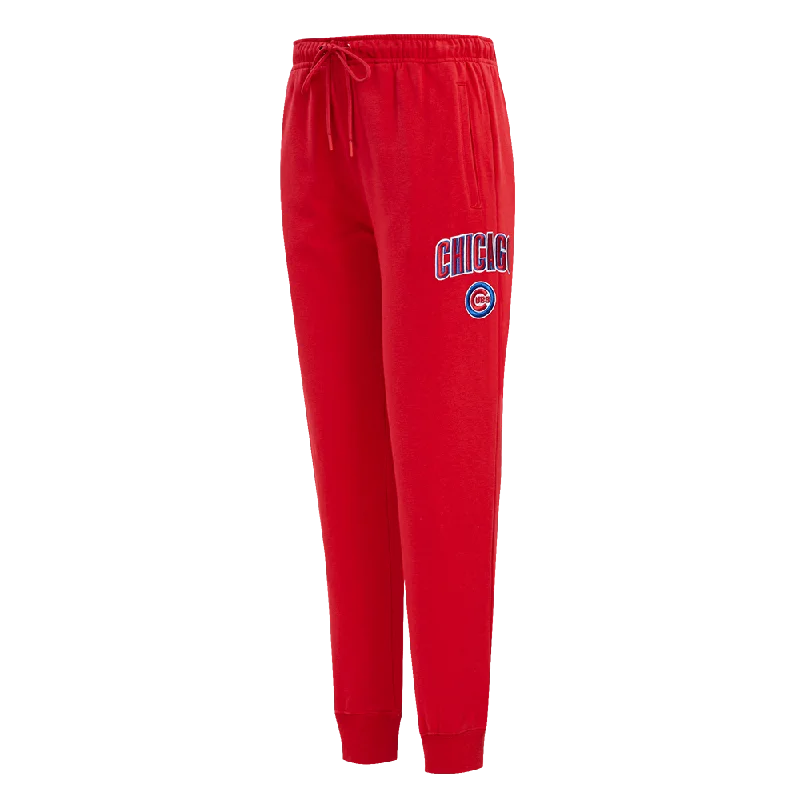 MLB CHICAGO CUBS CLASSIC WOMEN'S FLC SWEATPANT (RED)