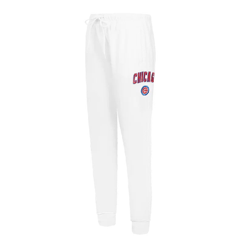 MLB CHICAGO CUBS CLASSIC WOMEN'S FLC SWEATPANT (WHITE)