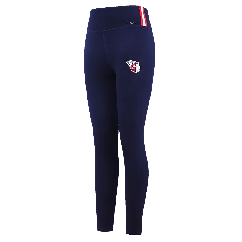 MLB CLEVELAND GUARDIANS RETRO CLASSIC WOMEN'S JERSEY LEGGING (MIDNIGHT NAVY)