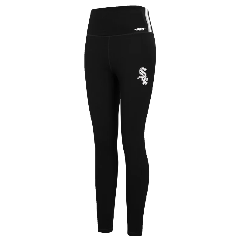 MLB CHICAGO WHITE SOX SCRIPT TAIL WOMEN'S HW JERSEY LEGGING (BLACK)