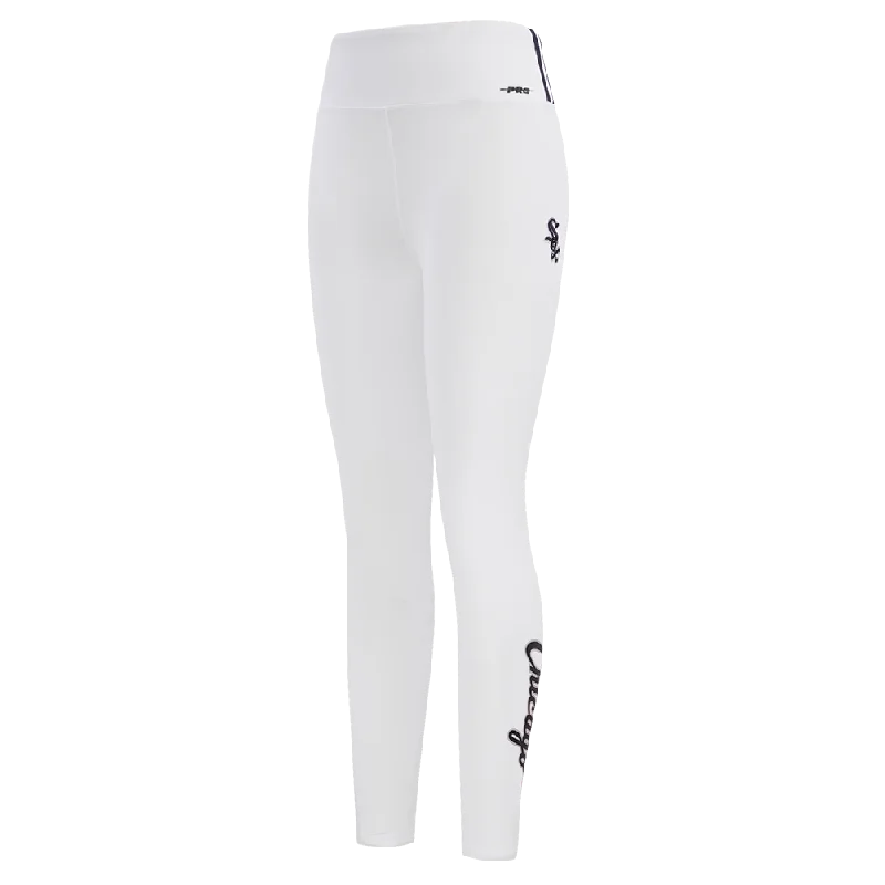 MLB CHICAGO WHITE SOX CLASSIC WOMEN'S JERSEY LEGGING (WHITE)