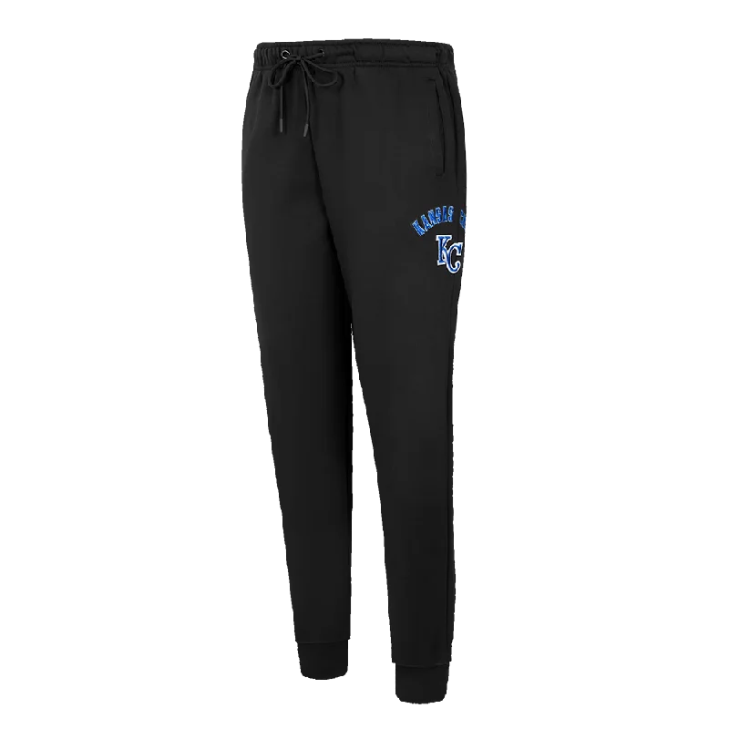 MLB KANSAS CITY ROYALS CLASSIC WOMEN'S FLC SWEATPANT (BLACK)