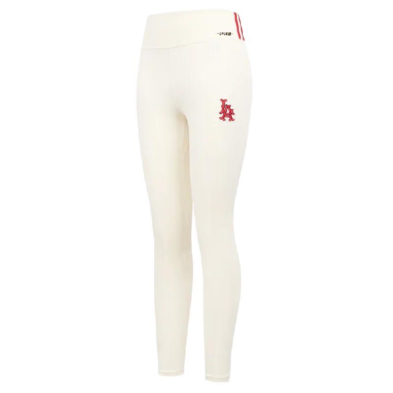 MLB LOS ANGELES ANGELS RETRO CLASSIC WOMEN'S JERSEY LEGGING (EGGSHELL)