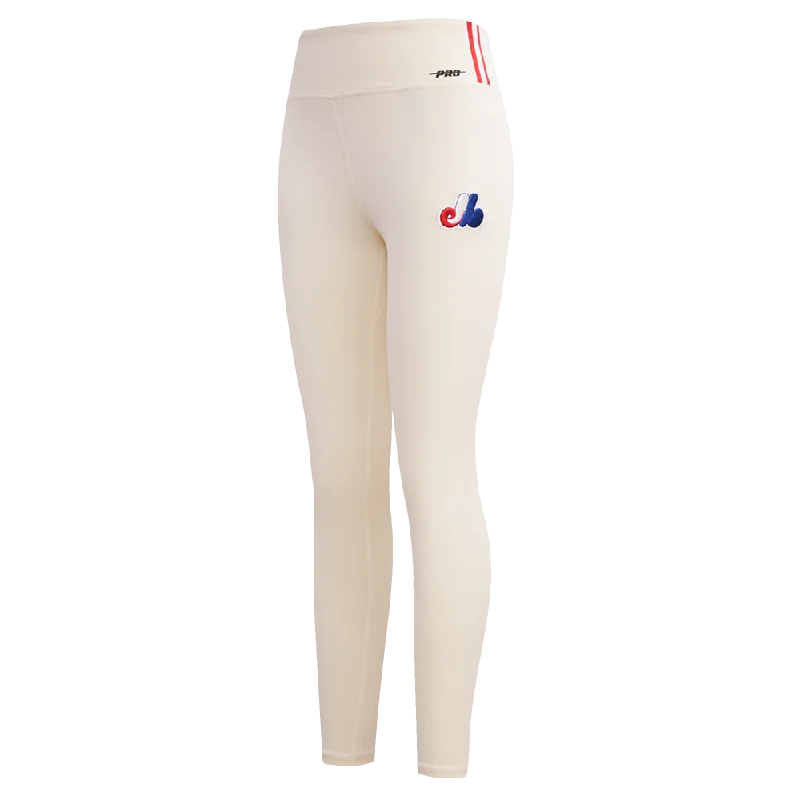 MLB MONTREAL EXPOS RETRO CLASSIC WOMEN'S JERSEY LEGGING (EGGSHELL)