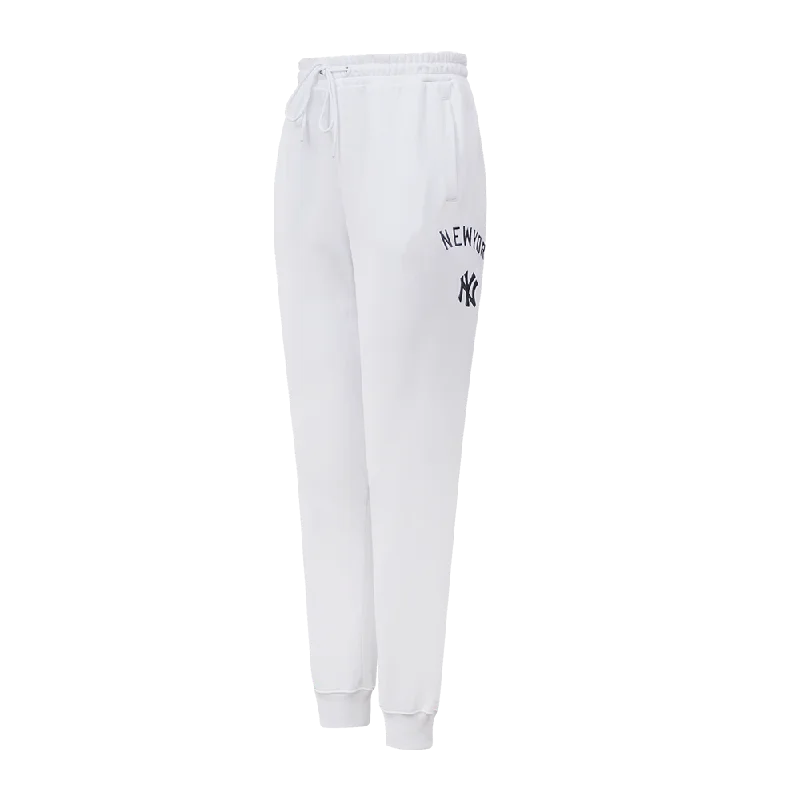 MLB NEW YORK YANKEES CLASSIC WOMEN'S SWEATPANT (WHITE)