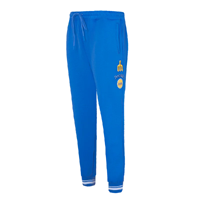 MLB SEATTLE MARINERS RETRO CLASSIC WOMEN'S RIB SWEATPANT (ROYAL BLUE)